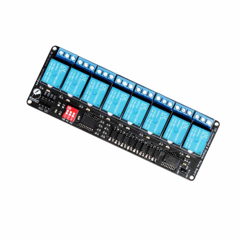 I2C Relay Board, 8-Channel, SPDT - brainstormtech.in